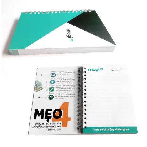 Làm sổ tay theo yêu cầu tại HCM loại lò xo giá rẻ