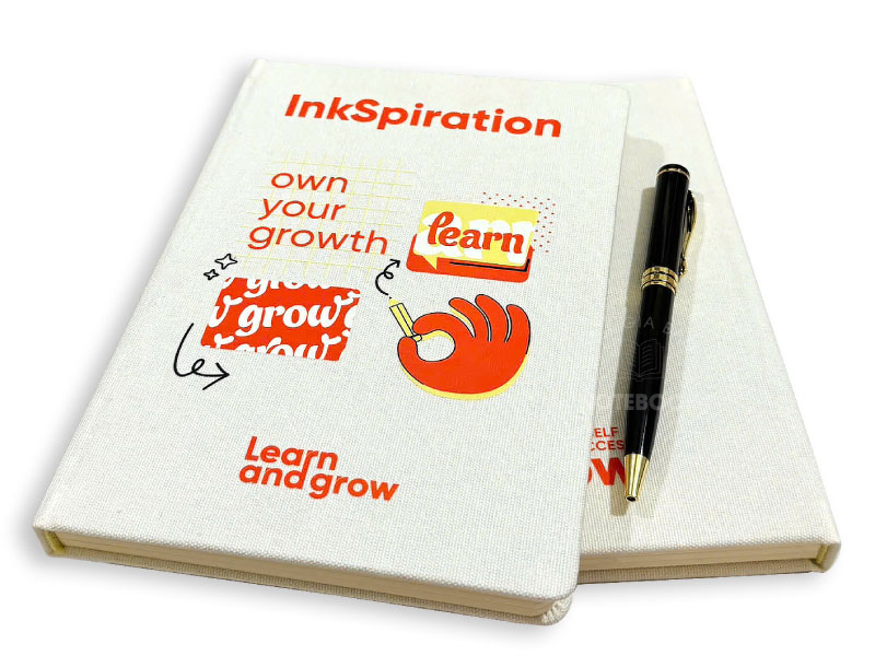 Quà Tặng Độc Đáo Sổ Tay Làm Bằng Vải in hình ảnh công ty cổ phần VNG