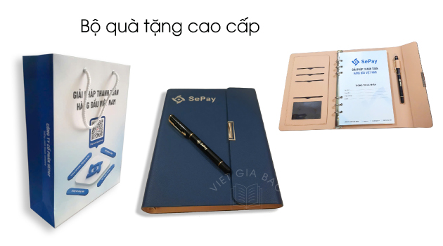 vgb in sổ tay bộ quà tặng cao cấp