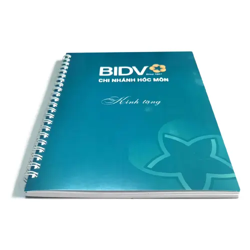 Sổ tay lò xo bìa giấy C300gsm