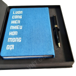 sổ bọc vải jean