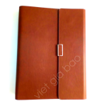 sổ da gập 3 sơn cạnh