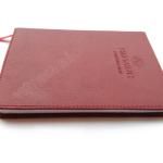 sổ bìa da A5 may chỉ dán gáy