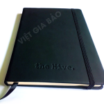 sổ bìa da PU gắn thun giá rẻ