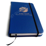 sổ da đẹp bìa A6 ép kim có gắn thun