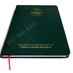 sổ tay bìa da điện lực