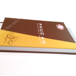 sổ tay thương hiệu cà phe bìa cứng