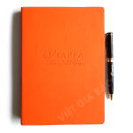 sổ còng da PU sơn mép