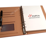 bên trong ruột sổ tay bìa còng