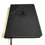 sổ dán gáy in logo