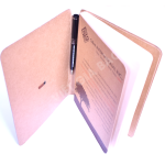 sổ tay giấy kraft bế khuôn