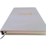 sổ bìa cứng giấy mỹ thuật ép kim