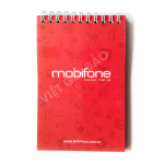 in sổ tay lò xo bìa mềm kích thước A6