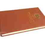 Sổ bìa da simili ép kim logo theo yêu cầu XƯỞNG LÀM SỔ TAY CHUYÊN NGHIỆP