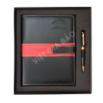 sổ bìa còng phối màu đen đỏ