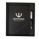 bộ sổ tay quà tặng kèm bút và hộp